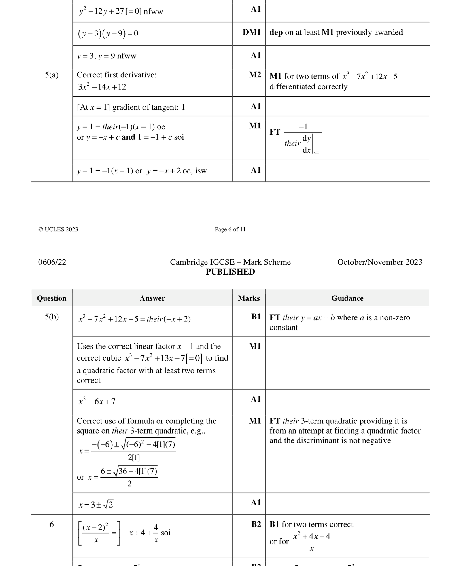 0606_w23_qp_22_q5 mark scheme