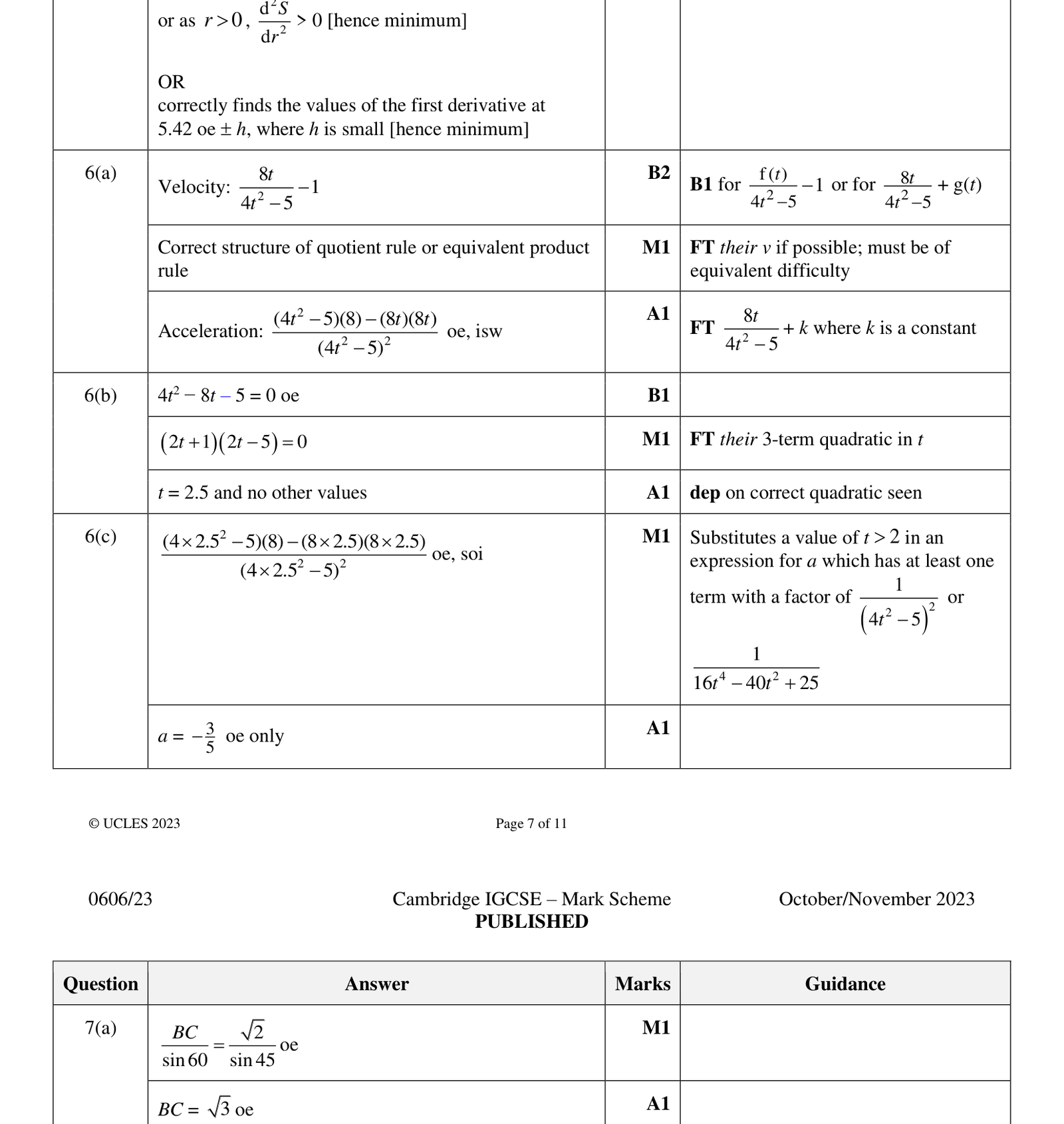 0606_w23_qp_23_q6 mark scheme