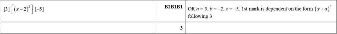Mark scheme for June 2018 P13 Q1