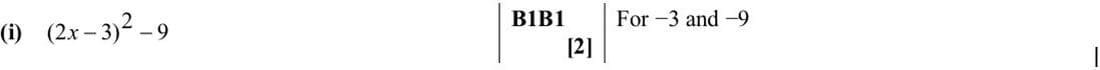 Mark scheme for June 2014 P11 Q2i