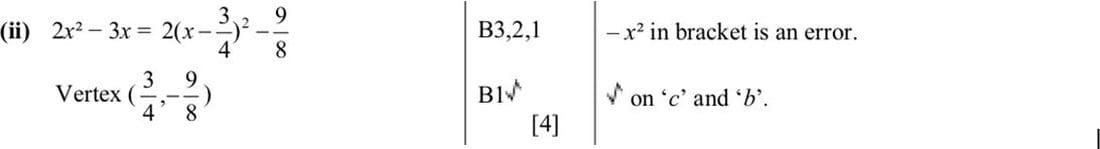 Mark scheme for November 2013 P12 Q10ii