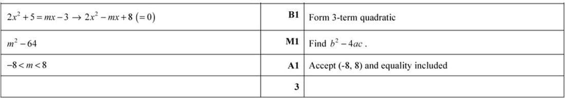 Mark scheme for Nov 2020 p11 q1