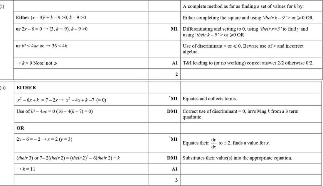 Mark scheme for June 2018 p12 q2