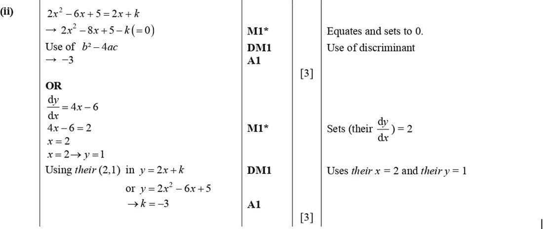 Mark scheme for Nov 2016 p12 q3ii