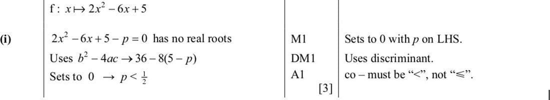 Mark scheme for June 2015 p12 q11i