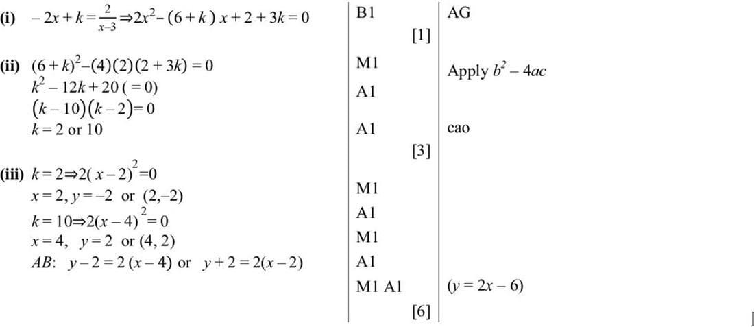 Mark scheme for November 2012 P13 Q10