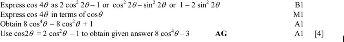 9709 P31 June 2011 Q9i mark scheme