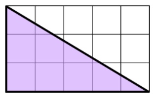 Area of a triangle on a grid